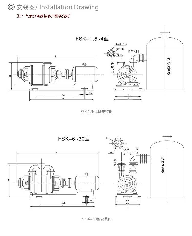 水環(huán)式真空泵04安裝圖 水環(huán)式真空泵04安裝圖